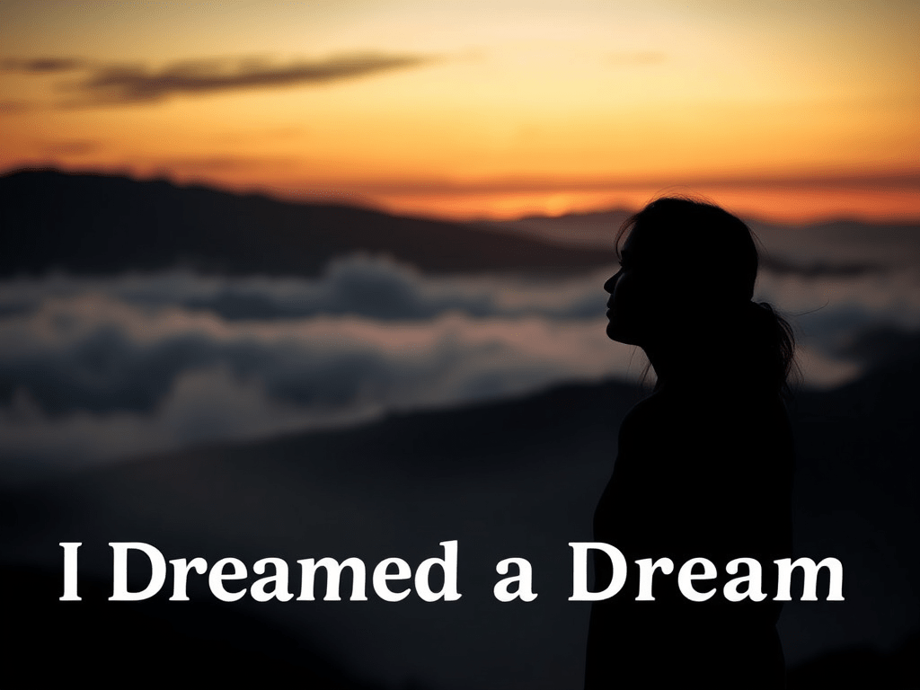 I dreamed a dream **edited and updated 28 Iyar, 5785 Sunday May 18, 2025** reflect, discern, and&nbsp;adjust