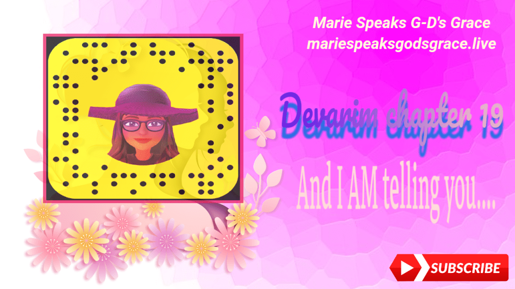 Devarim chapter 19: And I AM telling&nbsp;you….