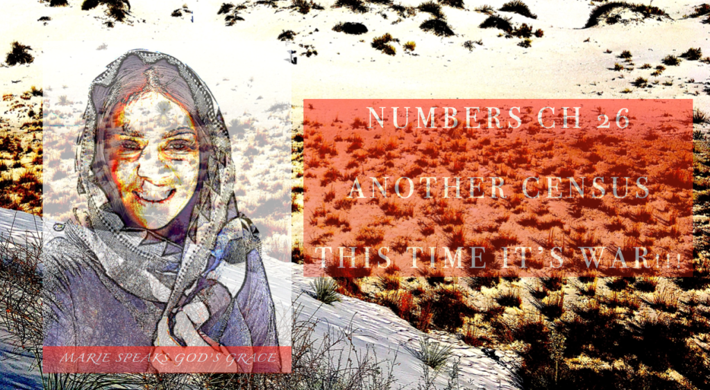 Numbers ch 26 Another Census……. this time it’s&nbsp;WAR!!!