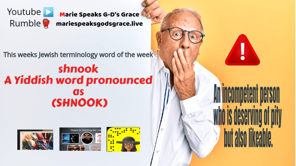 This week’s Jewish terminology word is:&nbsp;shnook